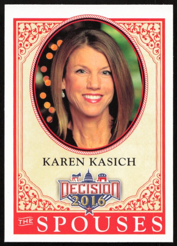 2016 Leaf Decision Karen Kasich The Spouses #58 (Front)
