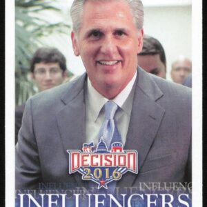 2016 Leaf Decision Kevin McCarthy Influencers #39 (Front)