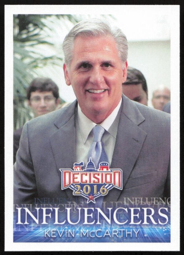 2016 Leaf Decision Kevin McCarthy Influencers #39 (Front)