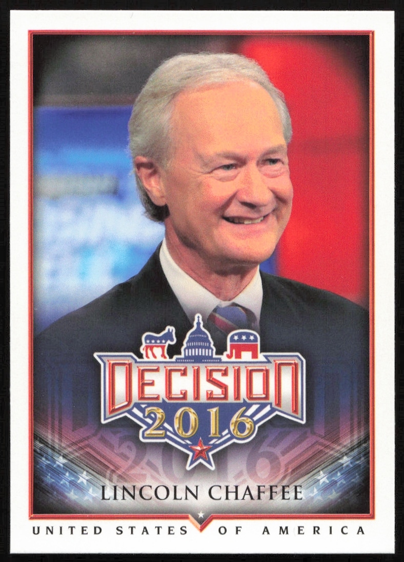 2016 Leaf Decision Lincoln Chaffee #15 (Front)