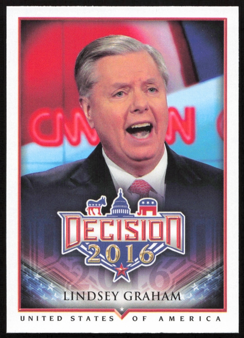 2016 Leaf Decision Lindsey Graham #16 (Front)