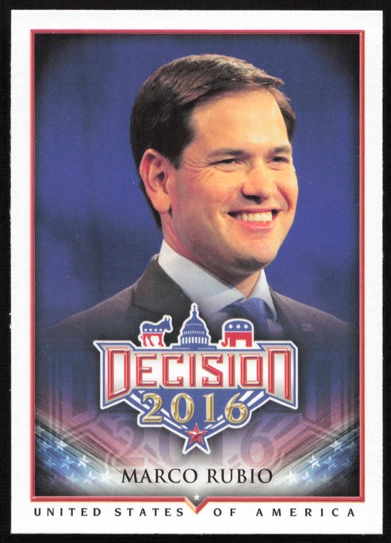 2016 Leaf Decision Marco Rubio #17 (Front)