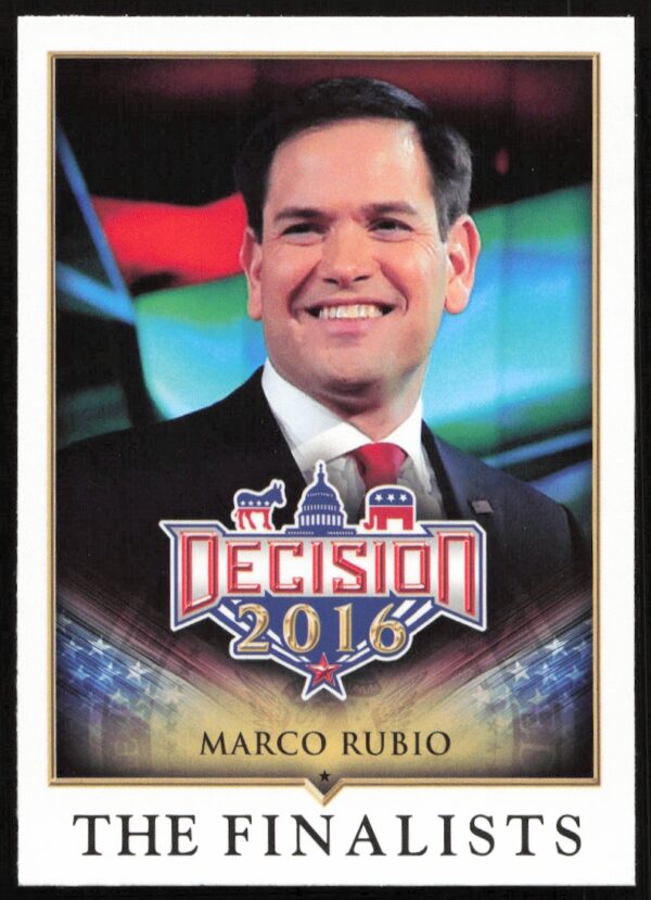 2016 Leaf Decision Marco Rubio The Finalists #85 (Front)