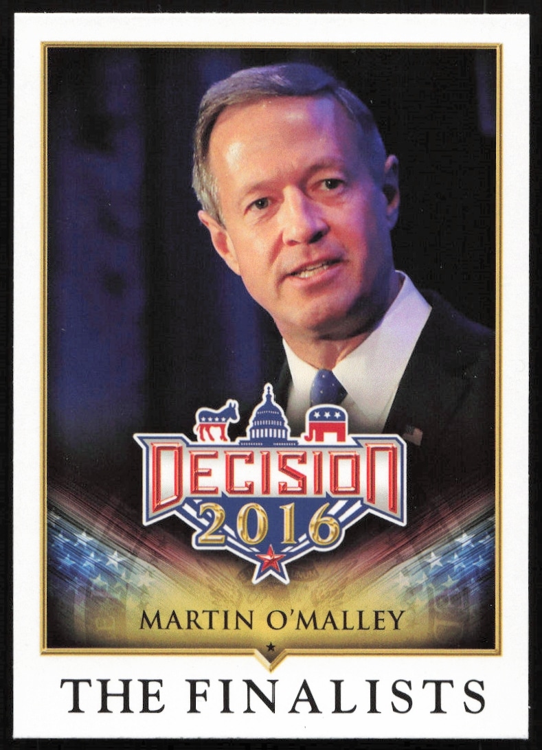 2016 Leaf Decision Martin O'Malley The Finalists #86 (Front)