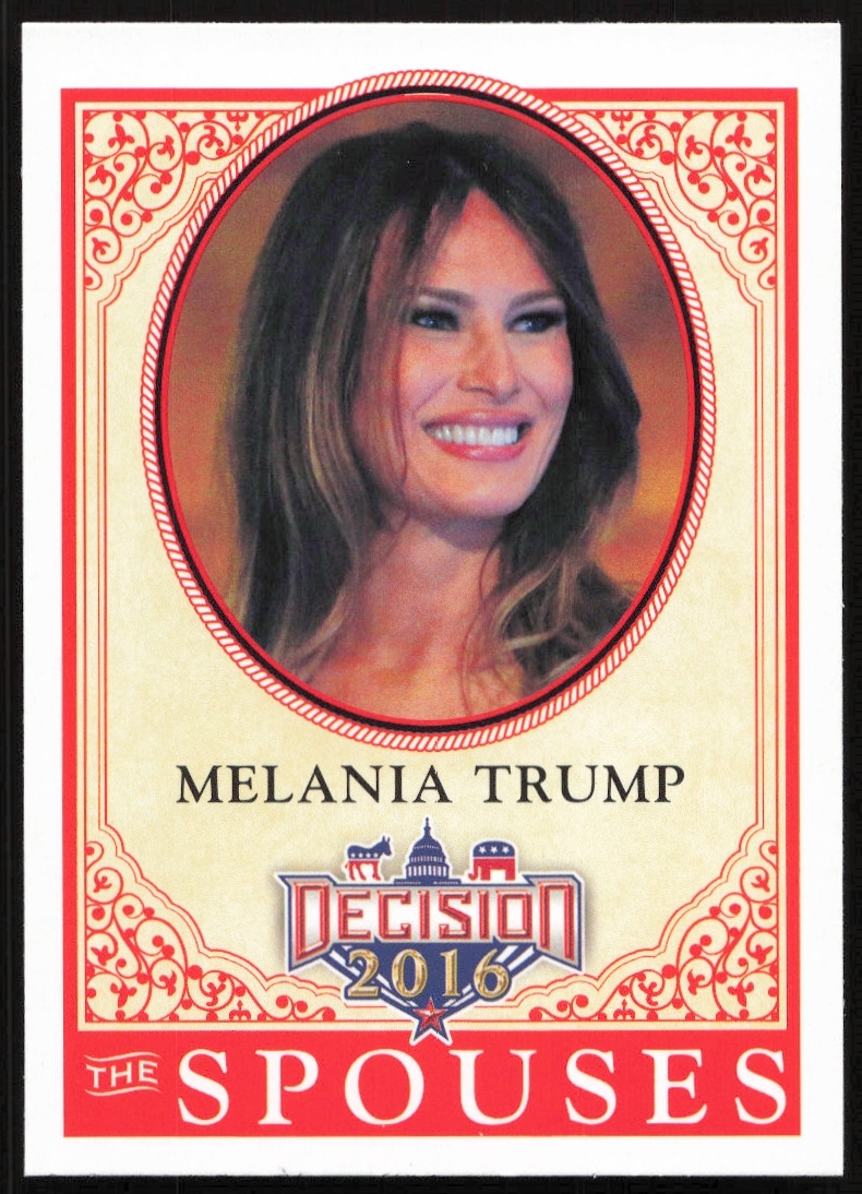 2016 Leaf Decision Melania Trump The Spouses #63 (Front)