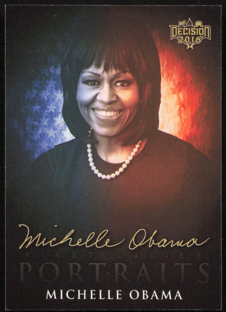 2016 Leaf Decision Michelle Obama First Ladies Portraits #FLP2 (Front)