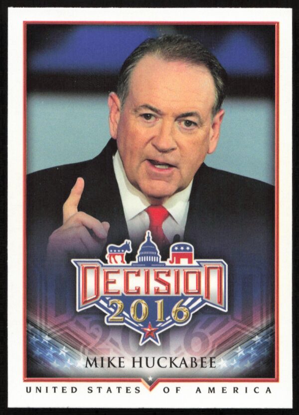 2016 Leaf Decision Mike Huckabee #19 (Front)