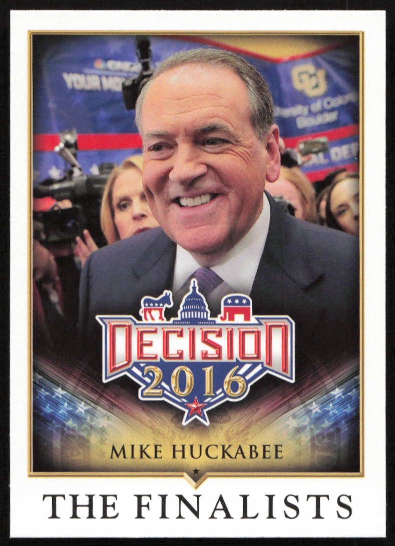 2016 Leaf Decision Mike Huckabee The Finalists #87 (Front)