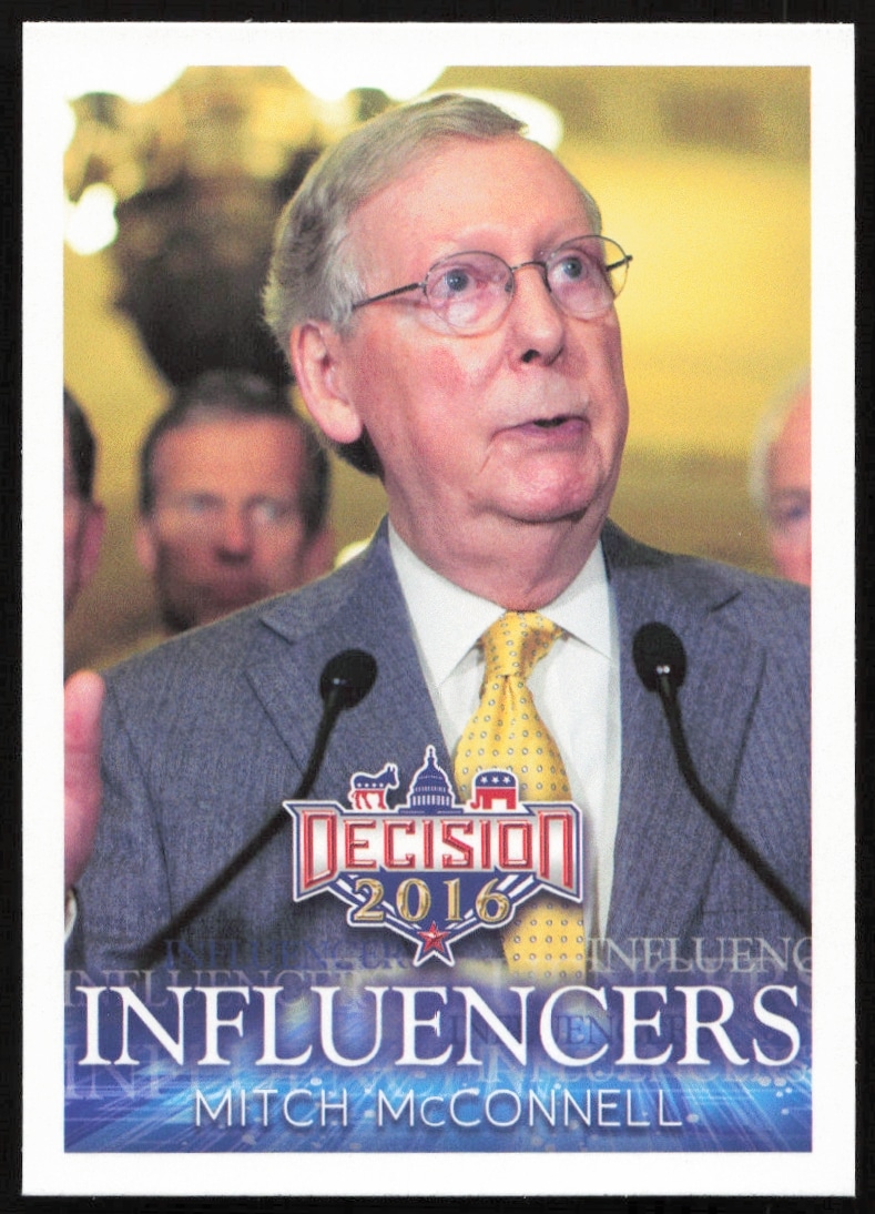 2016 Leaf Decision Mitch McConnell Influencers #41 (Front)