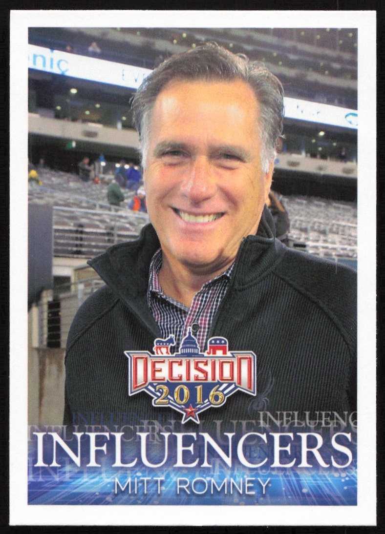 2016 Leaf Decision Mitt Romney Influencers #42 (Front)
