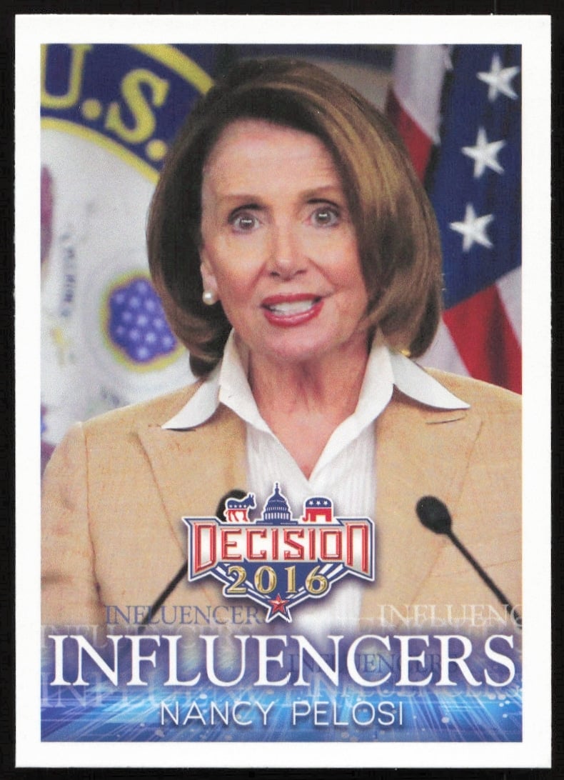 2016 Leaf Decision Nancy Pelosi Influencers #43 (Front)