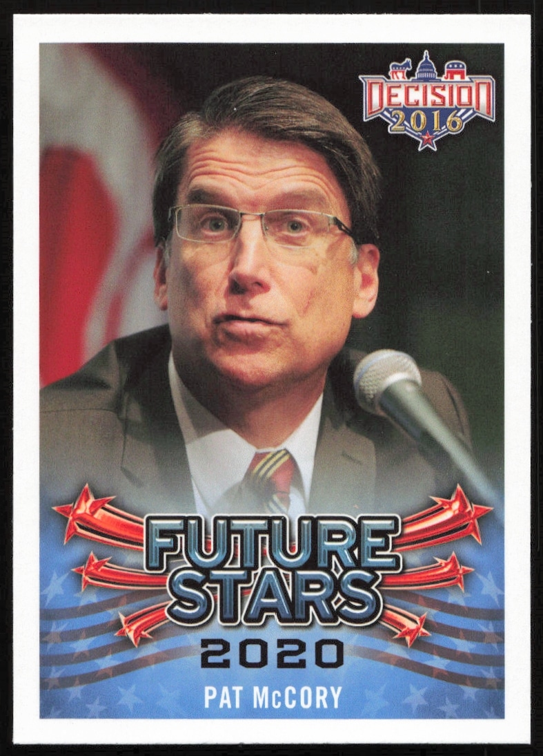 2016 Leaf Decision Pat McCrory Future Stars #108 (Front)