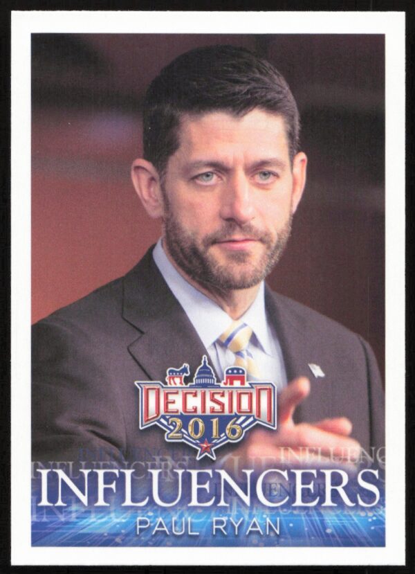 2016 Leaf Decision Paul Ryan Influencers #45 (Front)