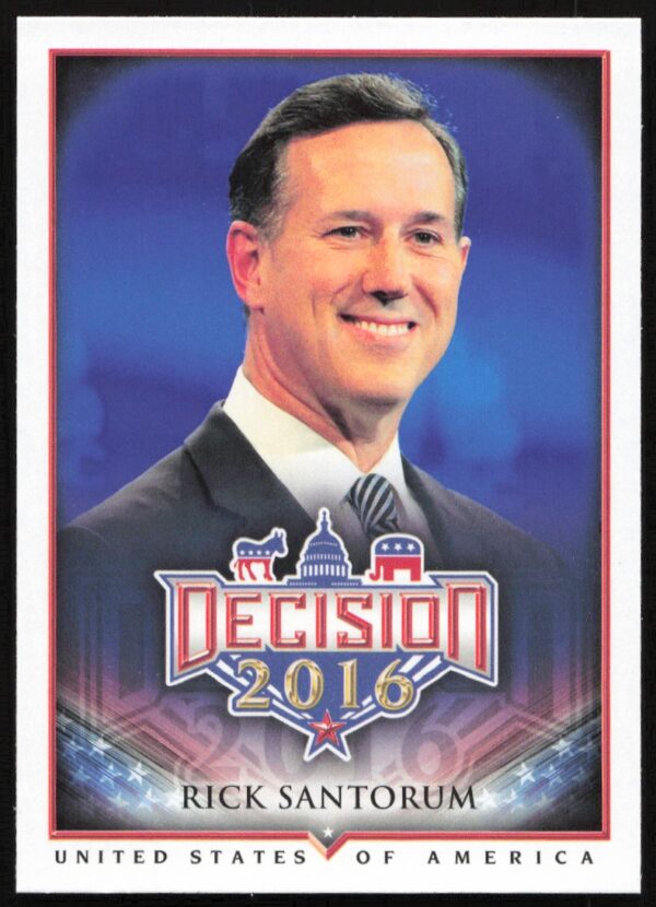 2016 Leaf Decision Rick Santorum #22 (Front)