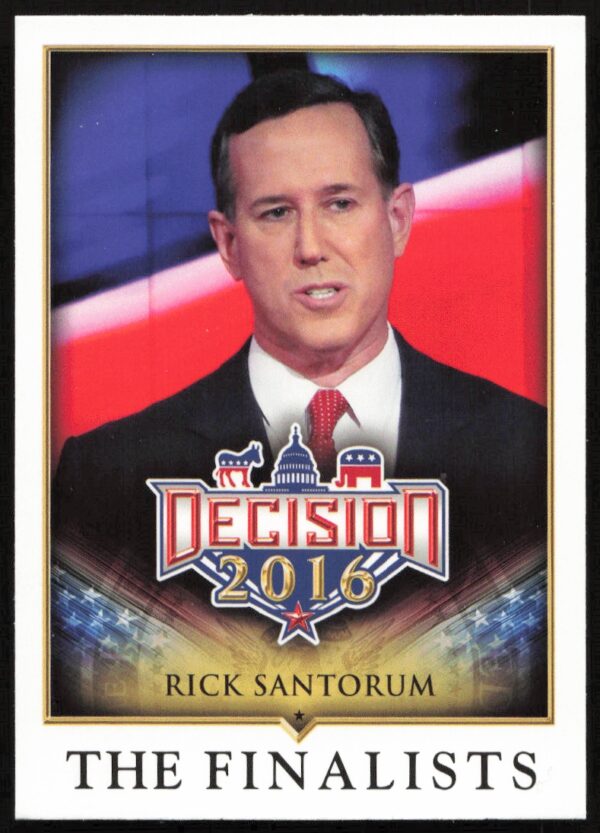 2016 Leaf Decision Rick Santorum The Finalists #89 (Front)