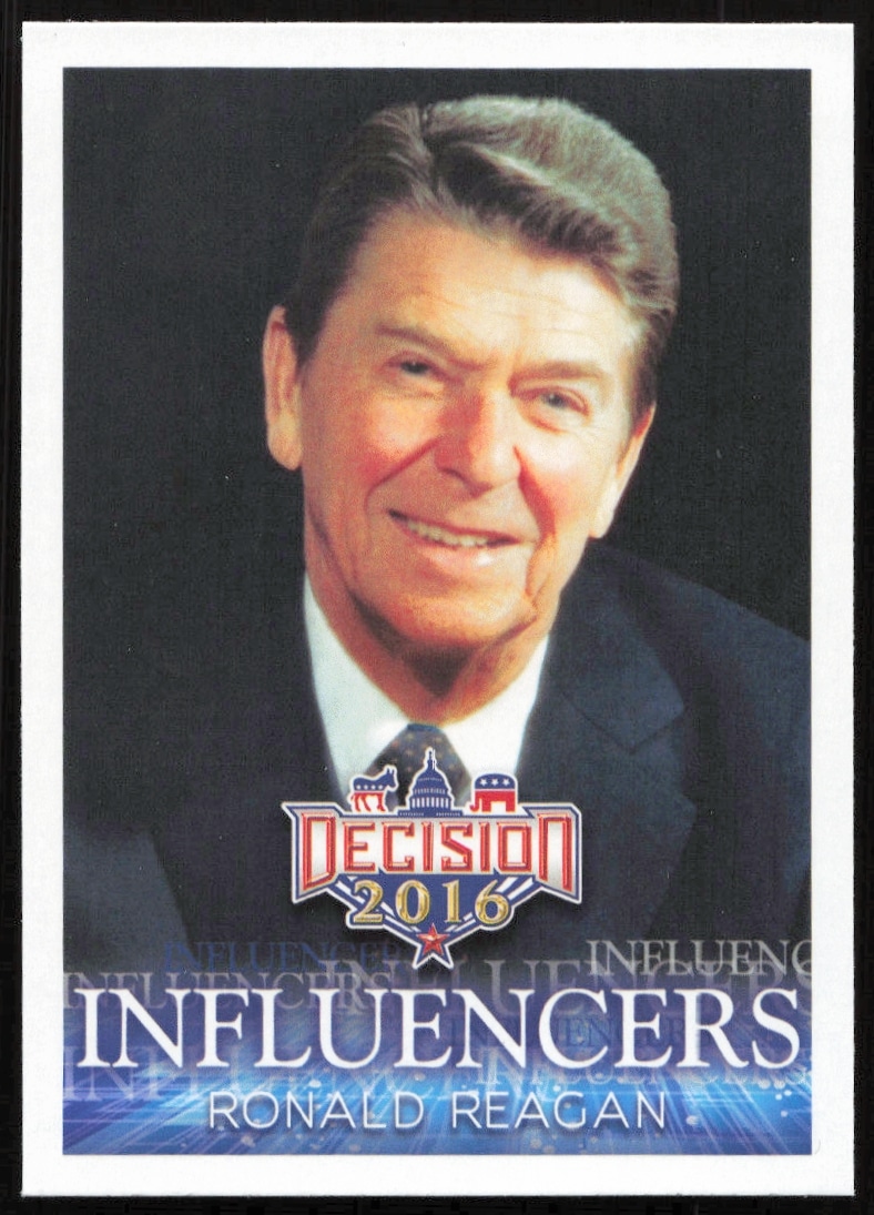 2016 Leaf Decision Ronald Reagan Influencers #45 (Front)