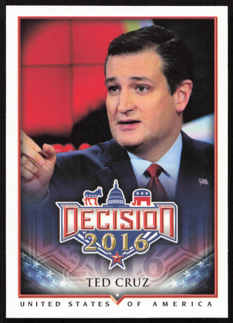 2016 Leaf Decision Ted Cruz #24 (Front)