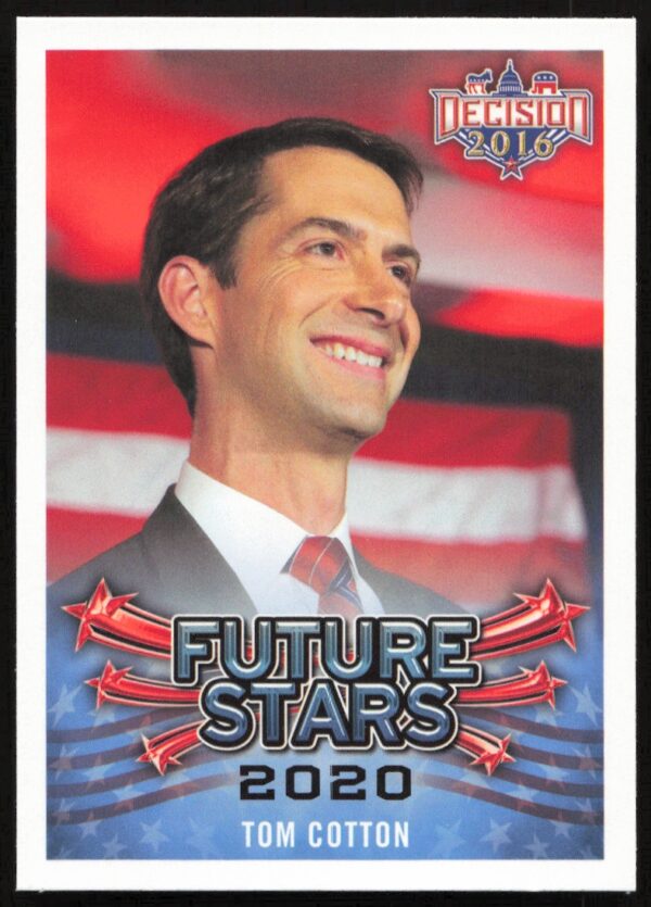 2016 Leaf Decision Tom Cotton Future Stars #110 (Front)