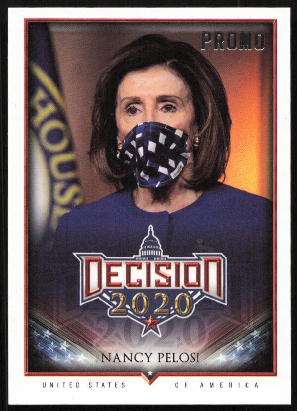 2020 Leaf Decision Nancy Pelosi Promo #PC9 (Front)