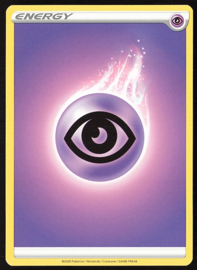 2020 Pokémon Sword & Shield Psychic Energy (Front)