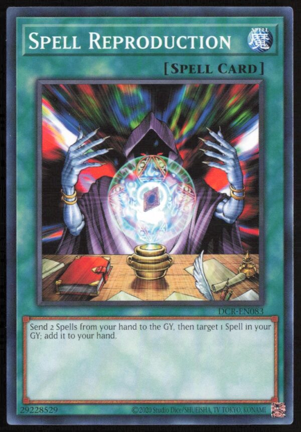 2020 Yu-Gi-Oh! Dark Crisis (25th Anniversary Edition) Spell Reproduction #DCR-EN083 (Front)