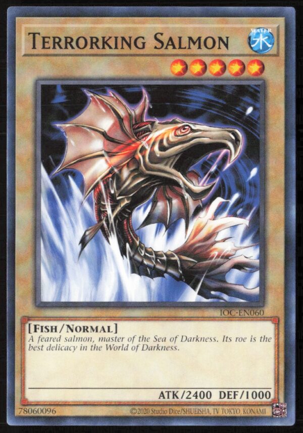 2020 Yu-Gi-Oh! Invasion of Chaos (25th Anniversary Edition) Terrorking Salmon #IOC-EN060 (Front)