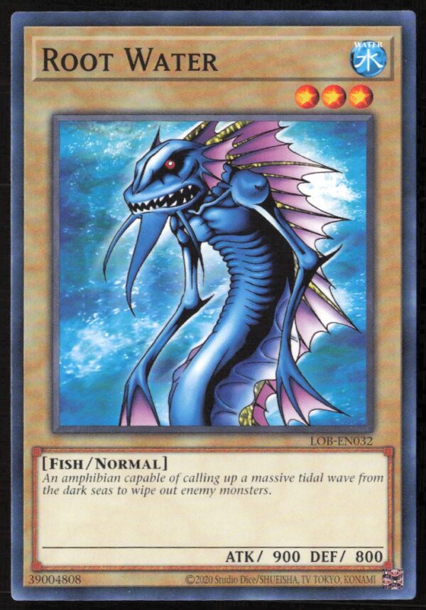 2020 Yu-Gi-Oh! Legend of Blue Eyes White Dragon (25th Anniversary Edition) Root Water #LOB-EN032 (Front)