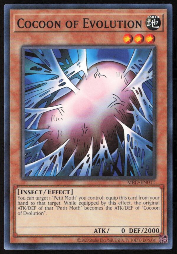 2020 Yu-Gi-Oh! Metal Raiders (25th Anniversary Edition) Cocoon Of Evolution #MRD-EN011 (Front)