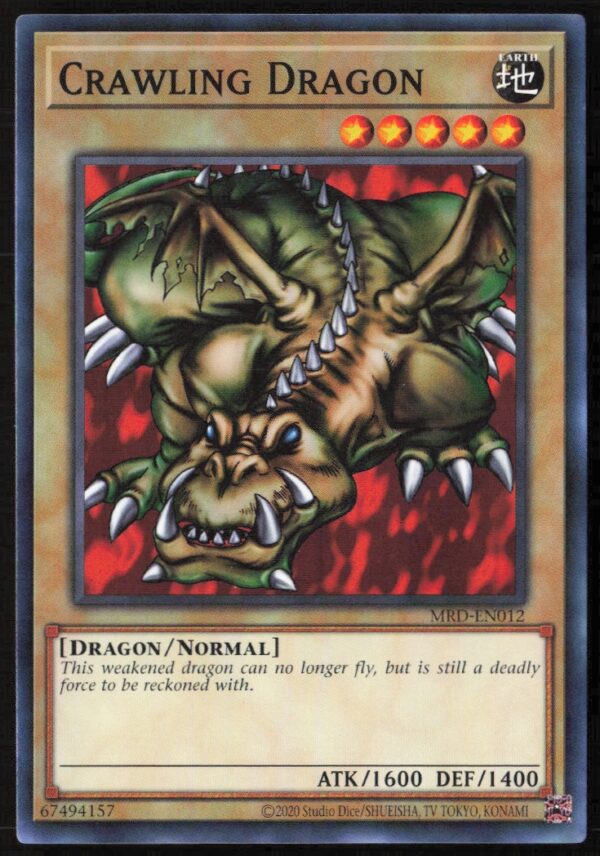 2020 Yu-Gi-Oh! Metal Raiders (25th Anniversary Edition) Crawling Dragon #MRD-EN012 (Front)