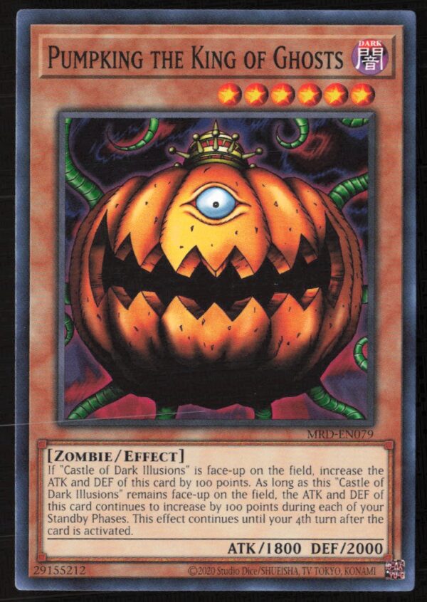 2020 Yu-Gi-Oh! Metal Raiders (25th Anniversary Edition) Pumpking The King Of Ghosts #MRD-EN079 (Front)