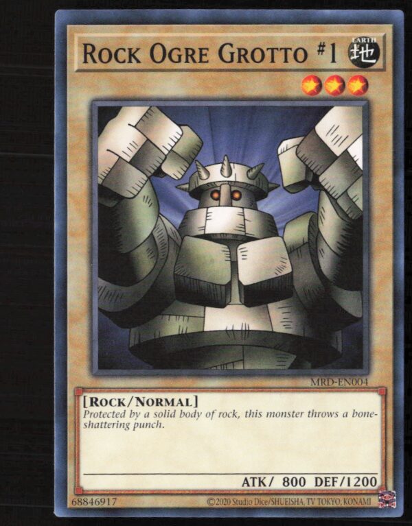 2020 Yu-Gi-Oh! Metal Raiders (25th Anniversary Edition) Rock Ogre Grotto #1 #MRD-EN004 (Front)