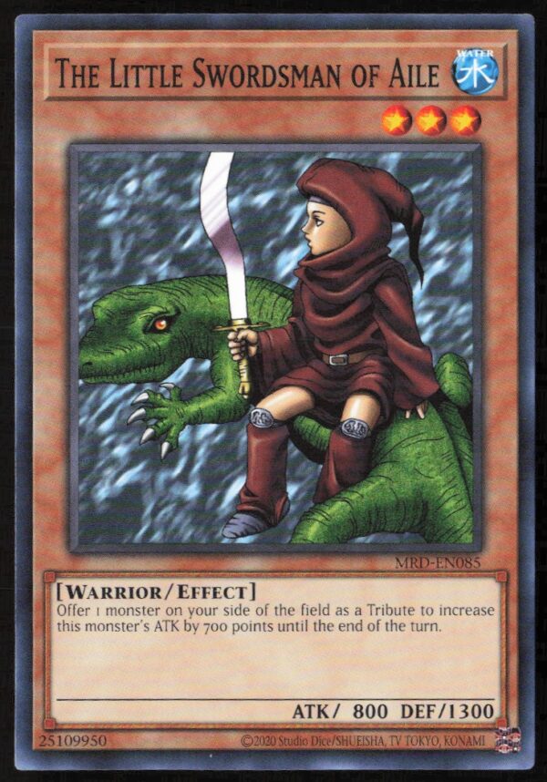 2020 Yu-Gi-Oh! Metal Raiders (25th Anniversary Edition) The Little Swordsman Of Aile #MRD-EN085 (Front)