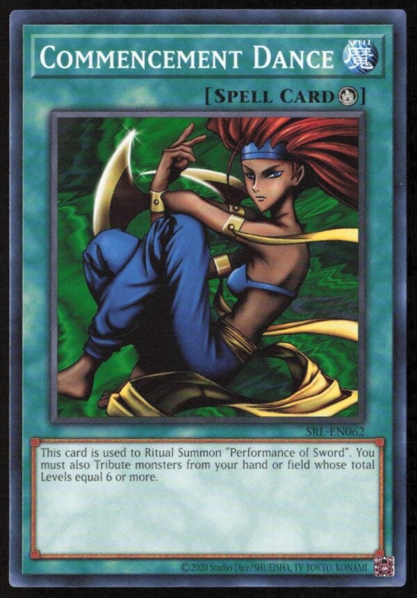 2020 Yu-Gi-Oh! Spell Ruler (25th Anniversary Edition) Commencement Dance #SRL-EN062 (Front)