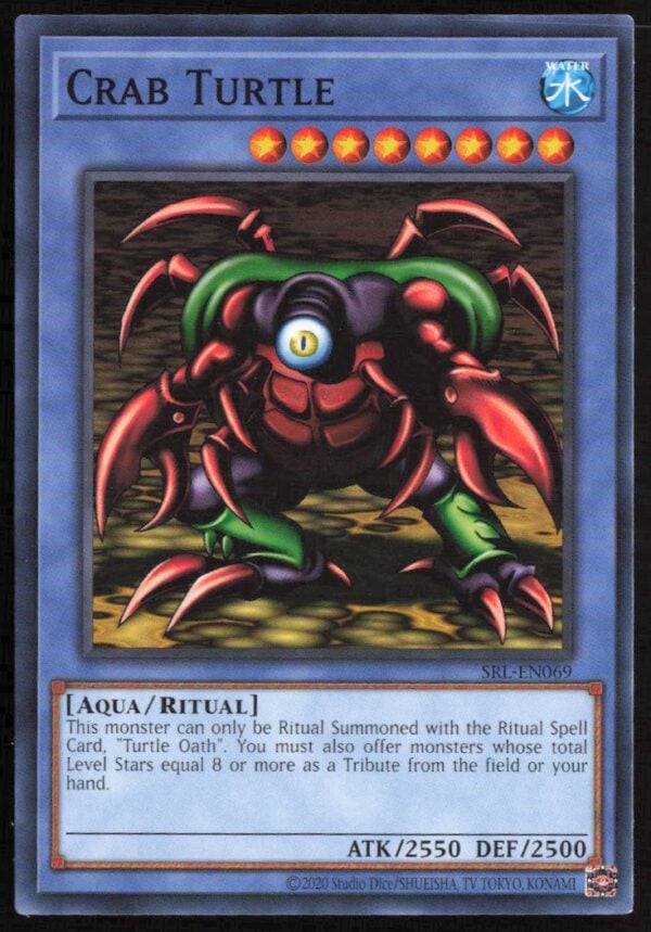 2020 Yu-Gi-Oh! Spell Ruler (25th Anniversary Edition) Crab Turtle #SRL-EN069 (Front)