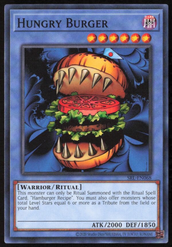 2020 Yu-Gi-Oh! Spell Ruler (25th Anniversary Edition) Hungry Burger #SRL-EN068 (Front)