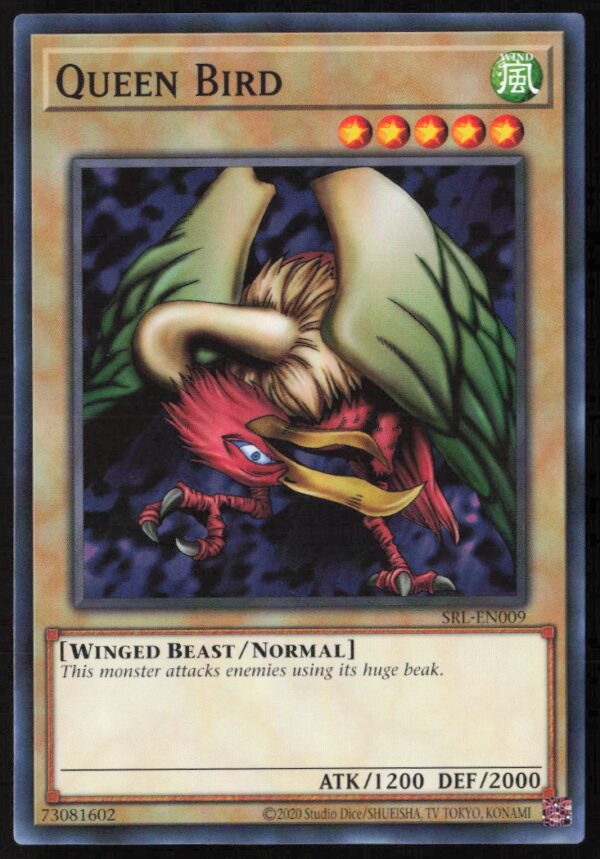 2020 Yu-Gi-Oh! Spell Ruler (25th Anniversary Edition) Queen Bird #SRL-EN009 (Front)