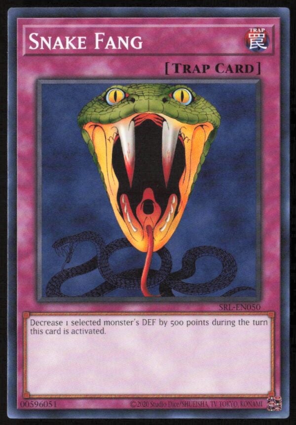 2020 Yu-Gi-Oh! Spell Ruler (25th Anniversary Edition) Snake Fang #SRL-EN050 (Front)