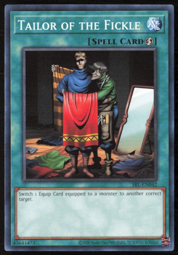 2020 Yu-Gi-Oh! Spell Ruler (25th Anniversary Edition) Tailor Of The Fickle #SRL-EN042 (Front)