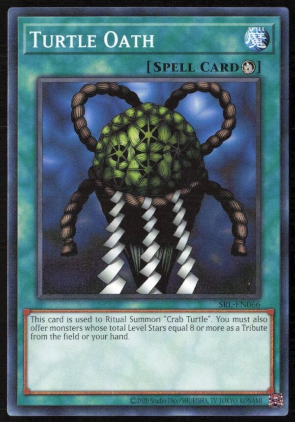 2020 Yu-Gi-Oh! Spell Ruler (25th Anniversary Edition) Turtle Oath #SRL-EN066 (Front)