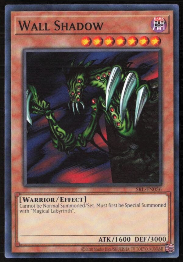 2020 Yu-Gi-Oh! Spell Ruler (25th Anniversary Edition) Wall Shadow #SRL-EN056 (Front)