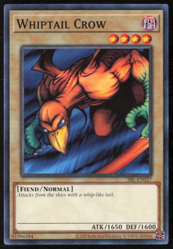 2020 Yu-Gi-Oh! Spell Ruler (25th Anniversary Edition) Whiptail Crow #SRL-EN027 (Front)