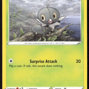 2021 Pokémon Sword & Shield - Battle Styles Scatterbug #011/163 (Front)