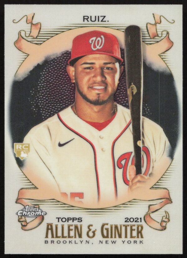 2021 Topps Allen & Ginter Chrome Keibert Ruiz #141 (Front)