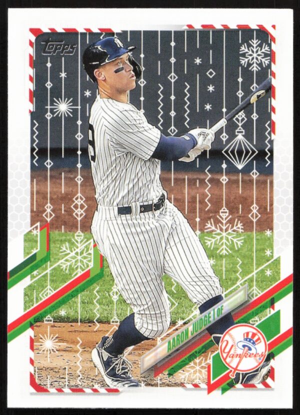 2021 Topps Holiday Aaron Judge #HW99 (Front)