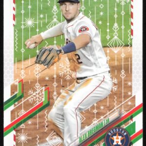 2021 Topps Holiday Alex Bregman #HW195 (Front)