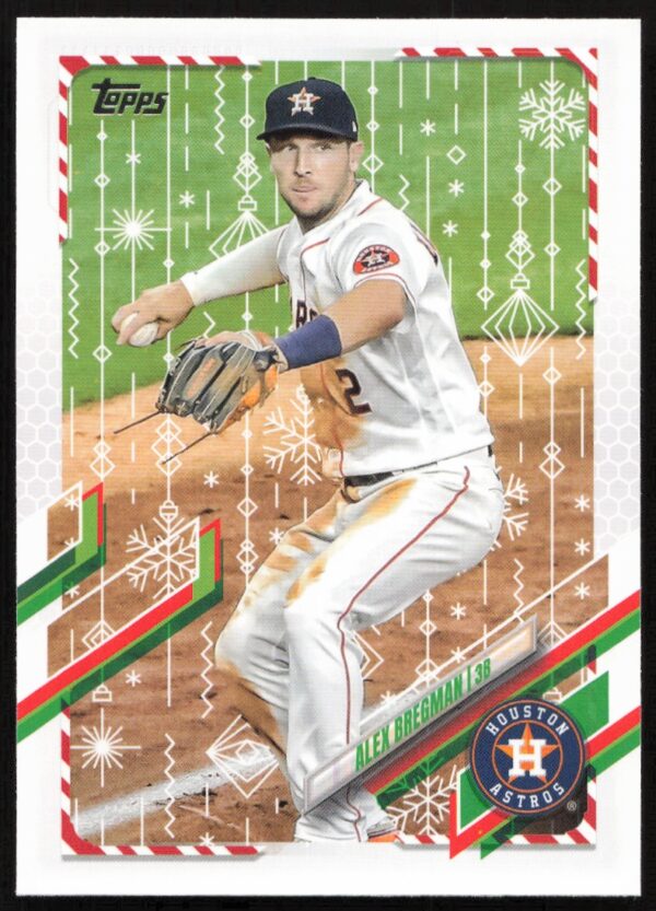 2021 Topps Holiday Alex Bregman #HW195 (Front)