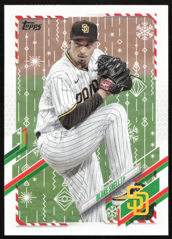 2021 Topps Holiday Blake Snell #HW48 (Front)