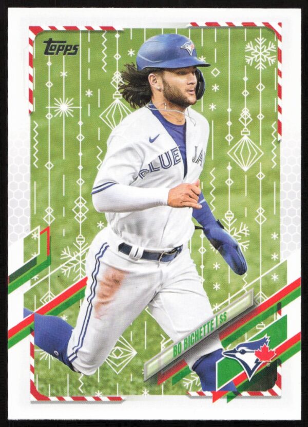 2021 Topps Holiday Bo Bichette #HW6 (Front)