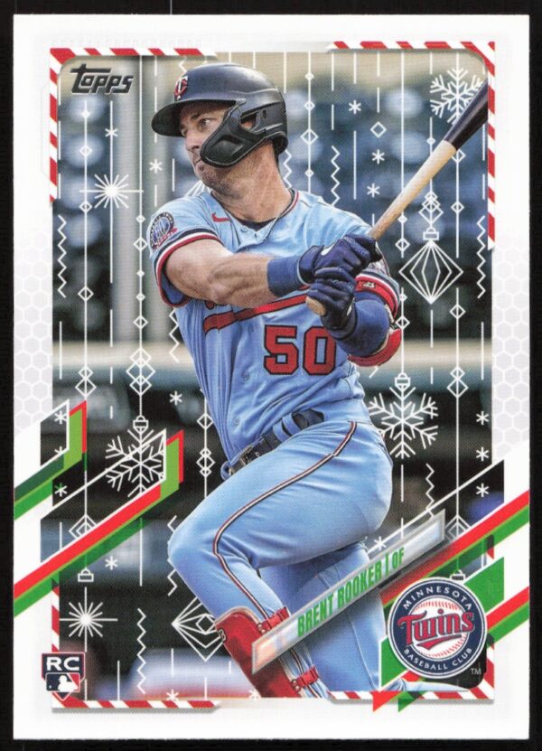 2021 Topps Holiday Brent Rooker #HW158 (Front)