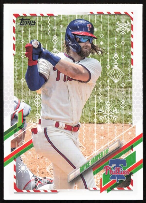 2021 Topps Holiday Bryce Harper #HW50 (Front)